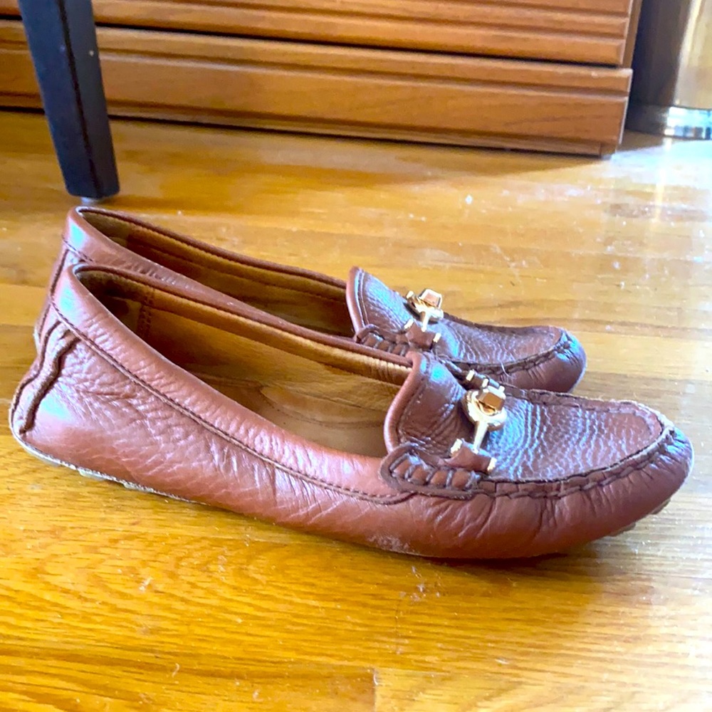 Coach brown loafers size 6